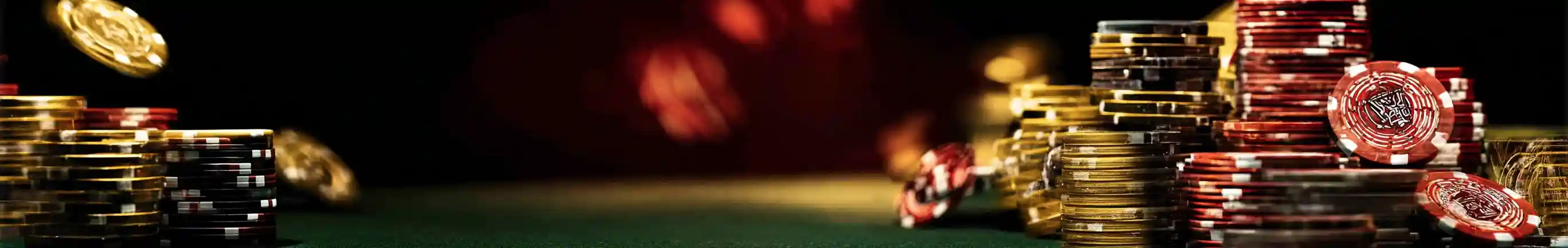 Slot machine with bright lights in a casino setting